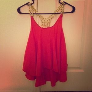 Chain strap blouse