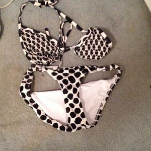 Polka dot bikini. Never worn!