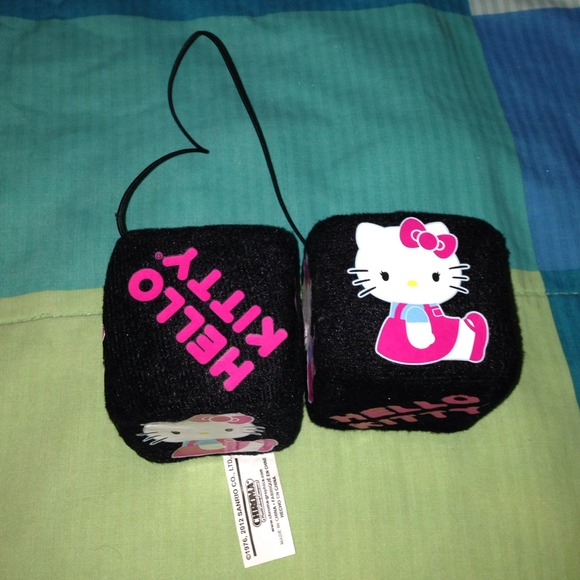 Hello Kitty Car Dice