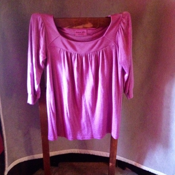 SOLD MICHAEL STARS PINK SHINE TOP