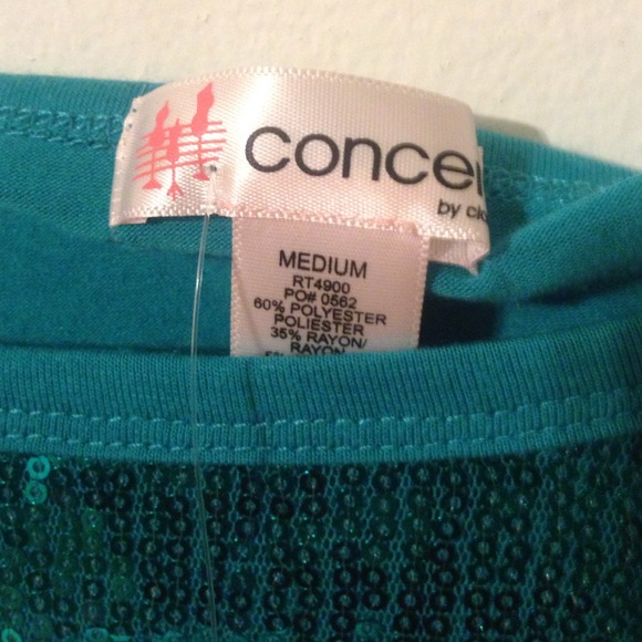 Teal crop top - Picture 2 of 2