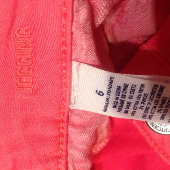 Coral american eagle jeggings - Picture 3 of 4