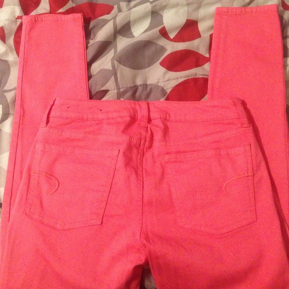 Coral american eagle jeggings - Picture 4 of 4