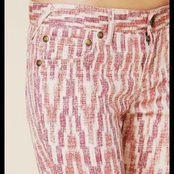 Free People Ikat skinny jean in pink - Picture 2 of 4