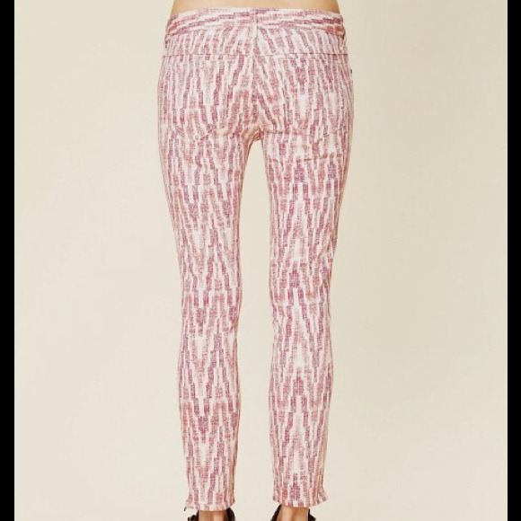 Free People Ikat skinny jean in pink - Picture 3 of 4