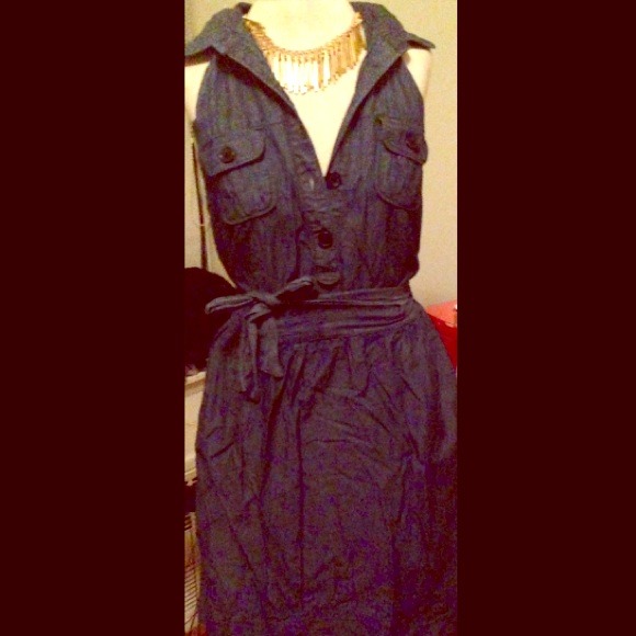 🎀Denim Halter Dress🎀