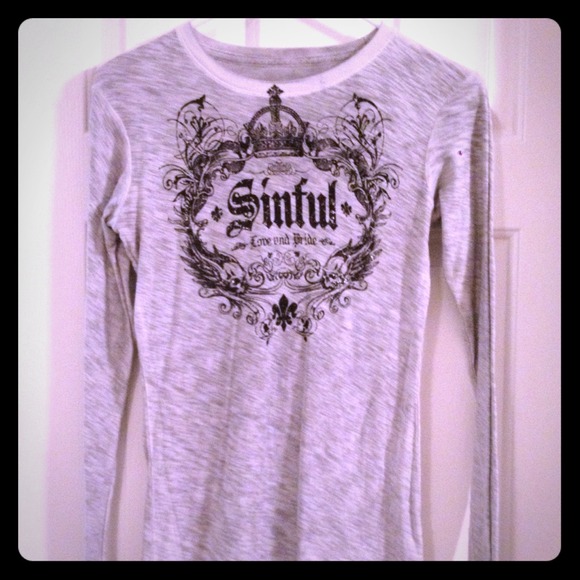Sinful long sleeve t shirt