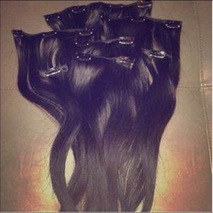 7 piece clip in hair extensions