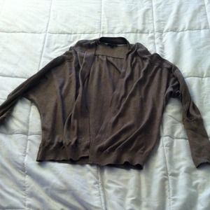 NWOT express brown open cardigan