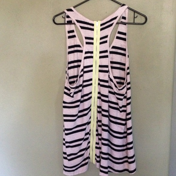 Striped zipper tunic - Picture 1 of 3