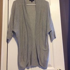BUNDLED- Grey cacoon open front cardigan - medium
