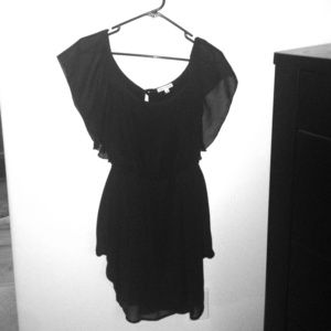 Classy black cocktail dress