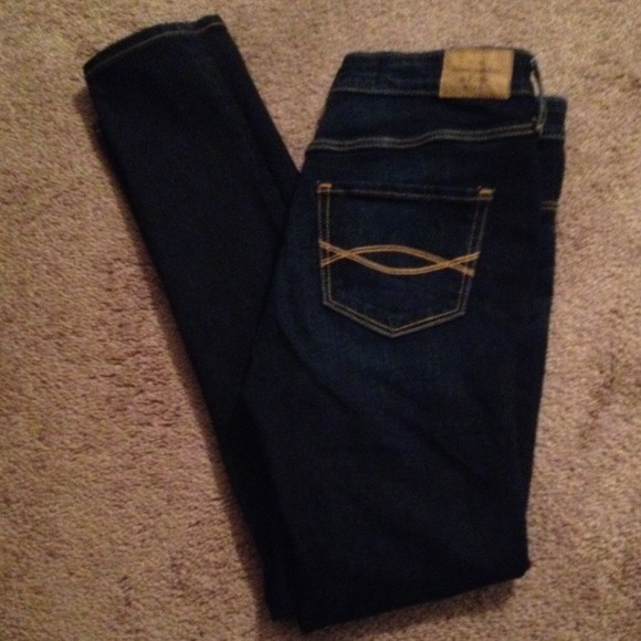 Abercrombie Skinny Jeans and north face hoodie