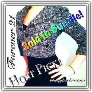 ⭐️🎉HOST PICK!🎉⭐️NWT!! Forever 21 cropped Blazer!