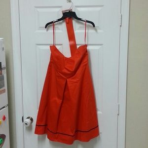 Cocktail dress with belt