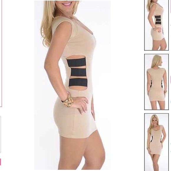 Bodycon cut out dress