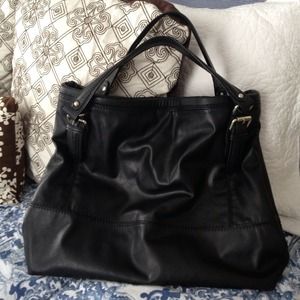 Zara black handbag