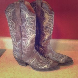 Gypsy Girl Genuine Leather Cowboy Boots