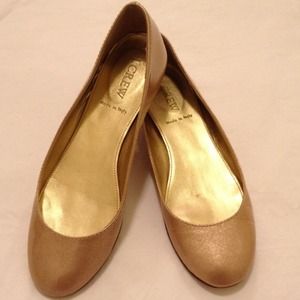 J. Crew Nude Flats