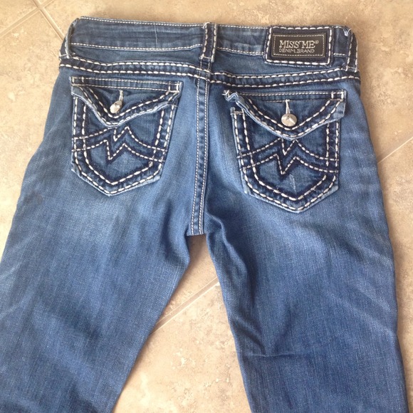 Miss Me Stitched Bootcut Jeans