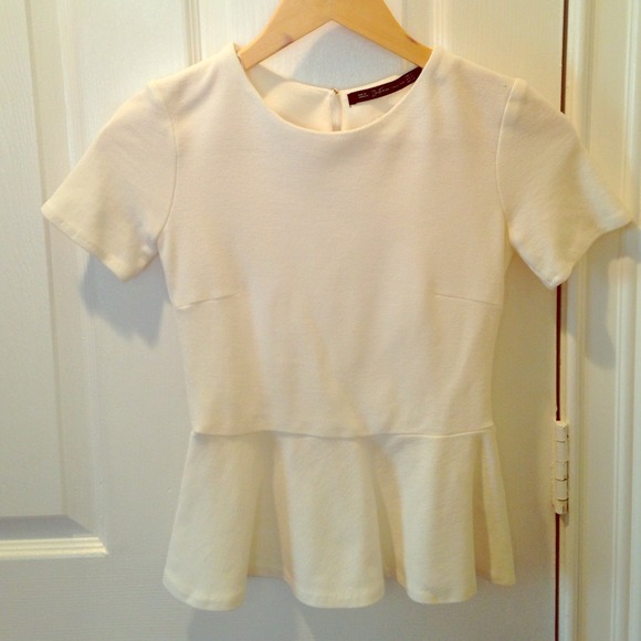 Zara Peplum top