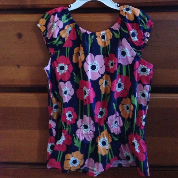 Flower shirt size 6 gymboree kids
