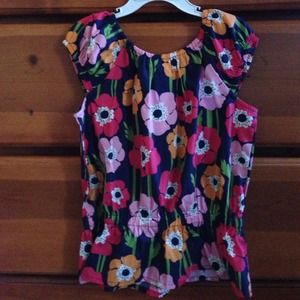 Flower shirt size 6 gymboree kids