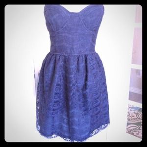 Zara Navy Blue Dress