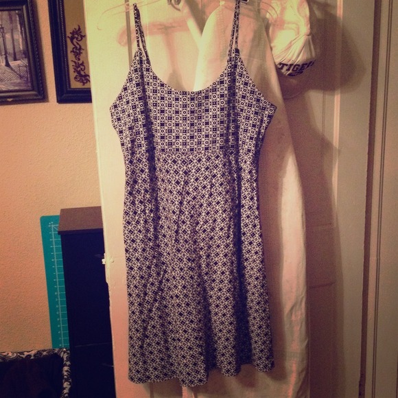 Sold.    Sun Dress. Black/White