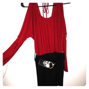 ✋On hold!! ✋Valentines day! Red and black dress!