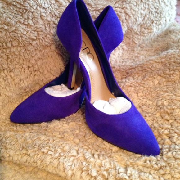 Cobolt Blue suede shoes