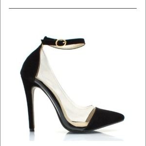 Liliana black heels sizes 5 1/2-10