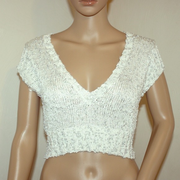 **HOST PICK** Silver CropTop by Bebe!