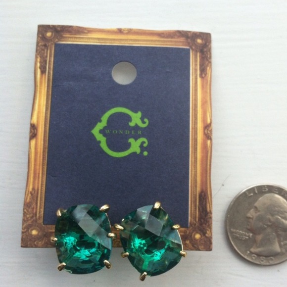 SOLD- 🎉 HP- NWT C Wonder Teal earrings - Picture 3 of 3