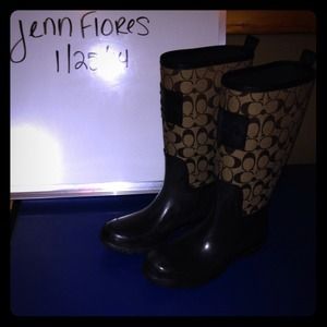 Coach Rain Boots