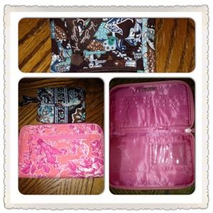 Authentic  patterns Vera Bradley billfold purses.