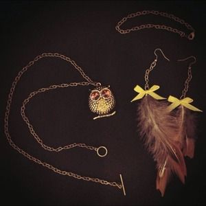 Owl Jewelry Set