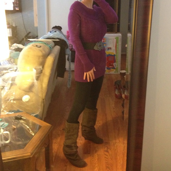 Purple sweater
