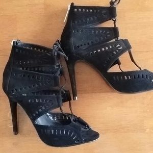 Zara Woman Lace Up Heels