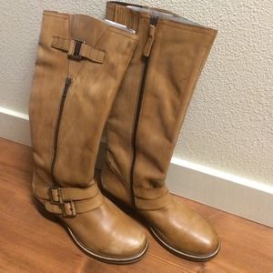 Seychelles 'Hold My Hand' Tan Leather Boots 7.5