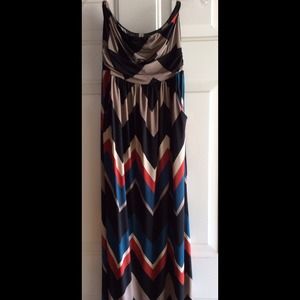 Stylish tube maxi dress
