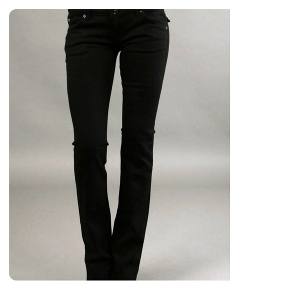 Hudson Beth Baby Boot Black Jeans