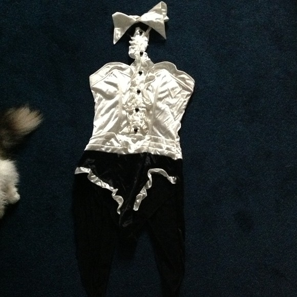 Sexy, silky Cabaret  or French maid costume