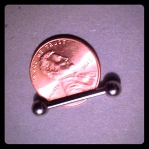 Surgical Steel Barbell 14g 5/8" NW Body Jewelry