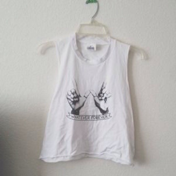 ✨💦SOLD💦✨Brandy Melville Whatever Forever Tank