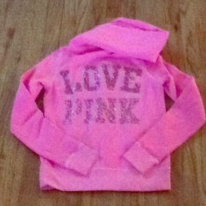 Pink hoodie - size small