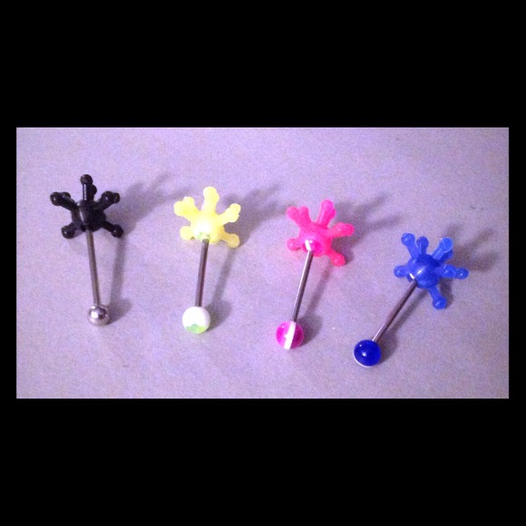 4 New Atom Accessory for Barbell Body Jewelry