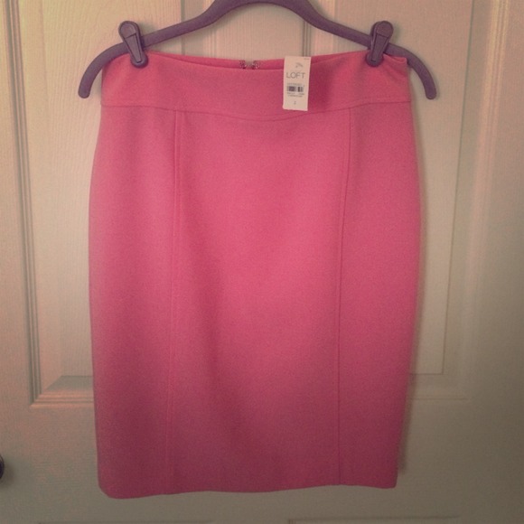 Last call! NWT pink Ponte pencil skirt size 2