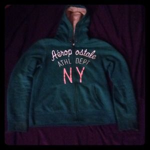 Aeropostale teal sweatshirt