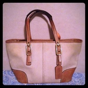 Vintage Authentic Coach mini tote